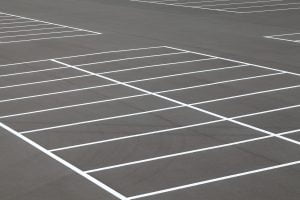 Clean up oil stains to keep up a nice parking lot